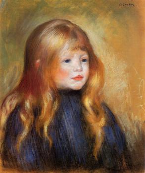 Pierre Auguste Renoir : Head of a Child